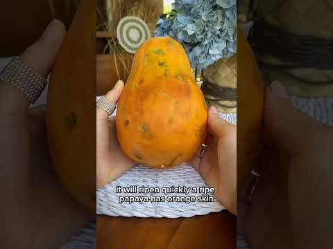How to Pick Papaya