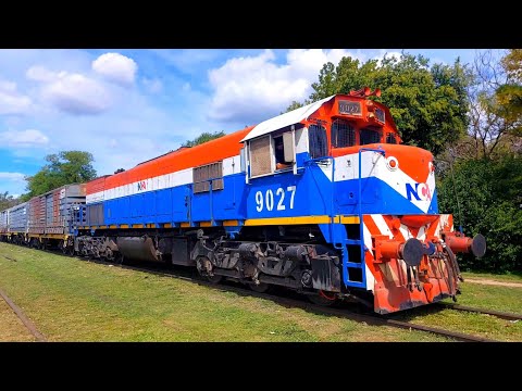 [4K] Tren de tolvas graneras de NCA con destino a Bell Ville pasando por Marcos Juárez!!!!!!