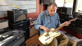 Video thumbnail for Suhr Custom Classic T Antique Vintage White Electric #JS9L8F Quick 'n' Dirty by soundpurestudios