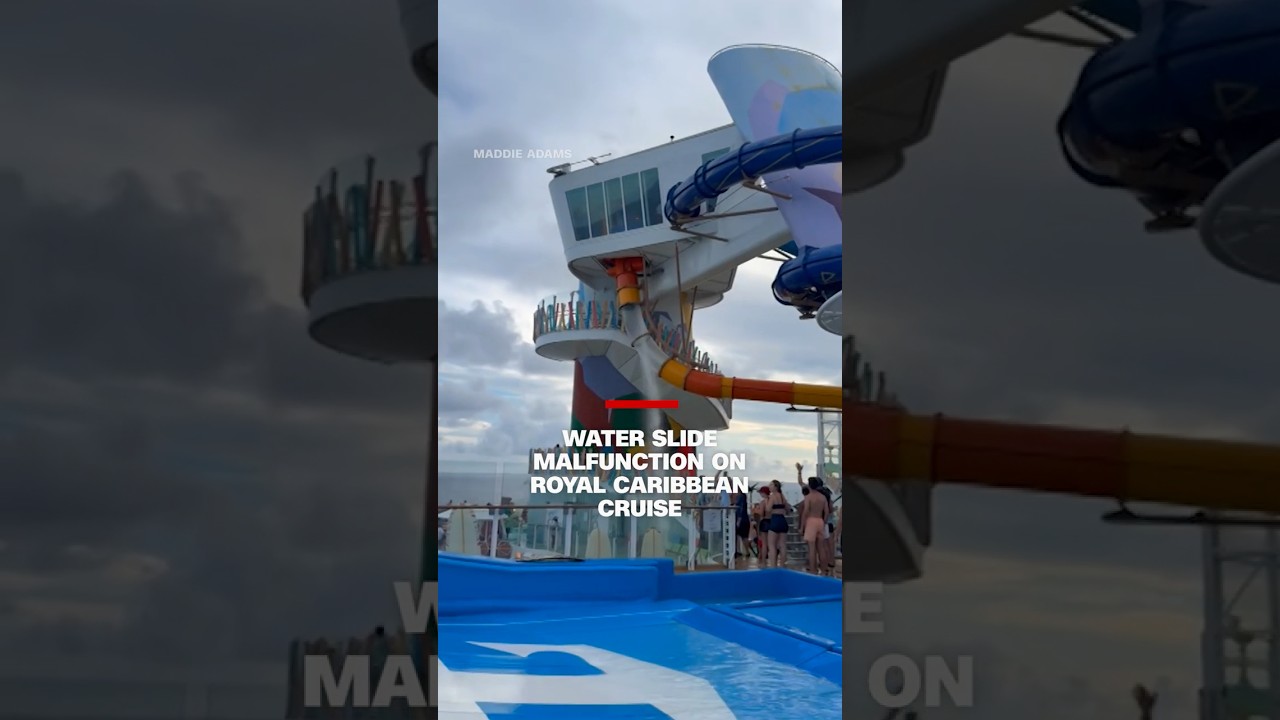 Water slide malfunction on Royal Caribbean cruise