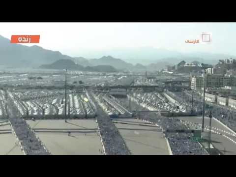 Millions of Muslim pilgrims performing stoning satan in Mina-Hajj 2016-1437