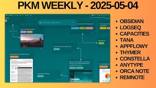 PKM (Personal Knowledge Management) Weekly Update - 2025-05-04