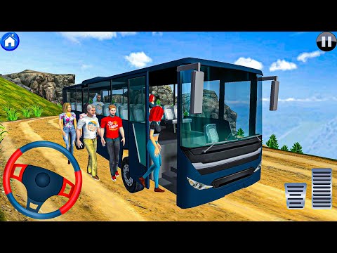 Off Road Bus Driving Simulator - Mountain Road Adventure - Android Gameplay
