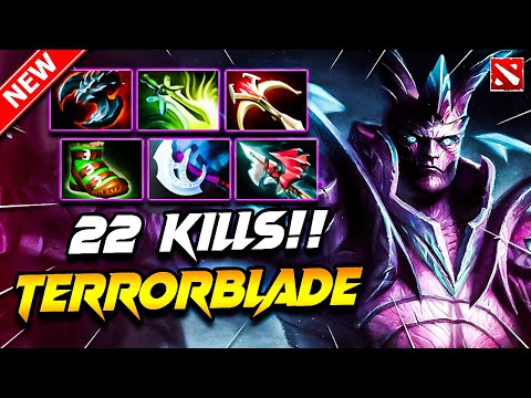 Dota 2 TERRORBLADE Gameplay | x22 Kills Terrorblade DOTA2 Carry Build Pro Gameplay Dota 2 Guide 7.39