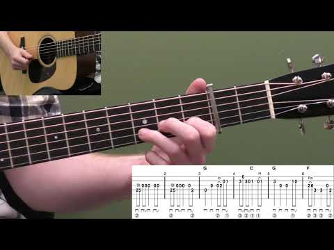 Red Haired Boy | Beginner Bluegrass Guitar Lesson With Tab