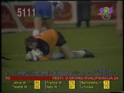 Kvalifikacije za EP u fudbalu 1992. - Jugoslavija - F. ostrva