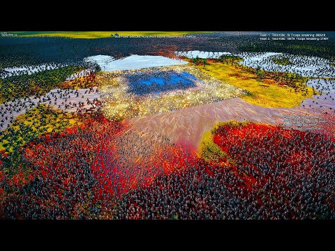 Battle in Grand Canyon Modern Soldiers Vs 1M Evil Faction - Ultimate Epic Battle Simulator | UEBS 2