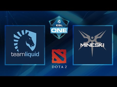 Dota 2 - Team Liquid vs. Mineski - Game 2 - ESL One Manila 2016 - Group A Initial Match