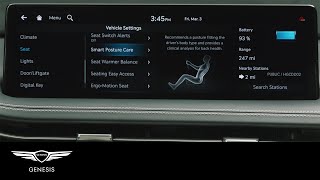 Genesis How to Use Smart Posture Care | Electrified GV70