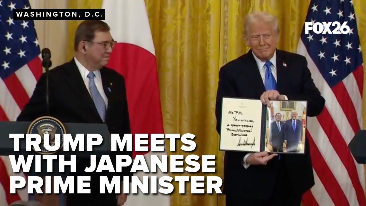 President Donald Trump met with Japanese Prime Minster Shigeru Ishiba on Friday