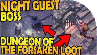 NIGHT GUEST BOSS + DUNGEON of the FORSAKEN LOOT, RAVENS, TRADER - Grim Soul Dark Fantasy Survival