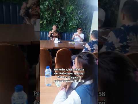 pak Kades HOHO ALKAF dan Madhuswara Penyanyi Cilik Banjarnegara di jakarta bersama Mashen