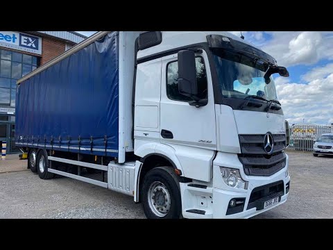 MERCEDES ACTROS 2532 26 TONNE CURTAINSIDER 2016 - DG66 JKE