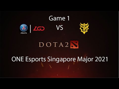 PSG.LGD v THUNDER PREDATOR - FULL GAME 1 (GROUP STAGE) ONE Esports SINGAPORE MAJOR 2021