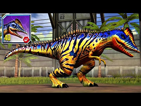 ALANGASAURUS Max Level 40 - Hybrid - Jurassic World The Game