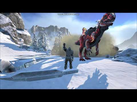 Gamma Megapithecus With X-Concavenators(Ark Additions)