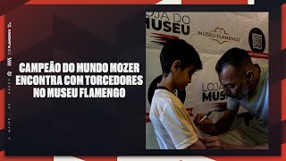 Campeão do mundo Mozer encontra com torcedores no Museu Flamengo