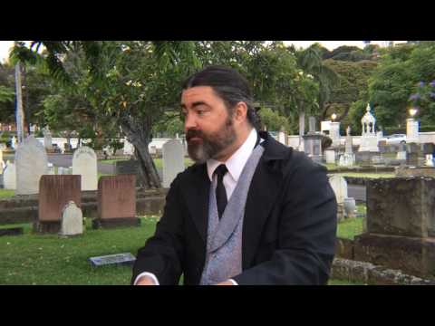 Hawaiian Mission Houses - Cemetery Pupu Theatre - Yesterday's News - Lorrin Andrews