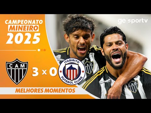 Gols e lances de Atlético Mineiro x Itabirito