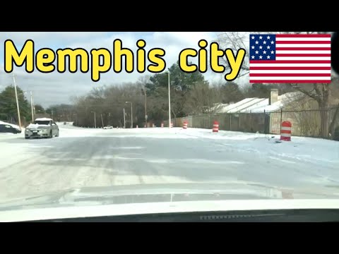 USA Driving tour in Memphis city 2021 | Tennessee State || USA driving tour