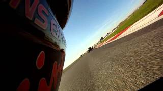 preview picture of video 'On board HD Snetterton 300 battle between a 675 & R6 v Fireblade & GSXR1000'