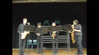 Four Comedy Dances by Paul Carr - Fort Street High School Saxophone Quartet