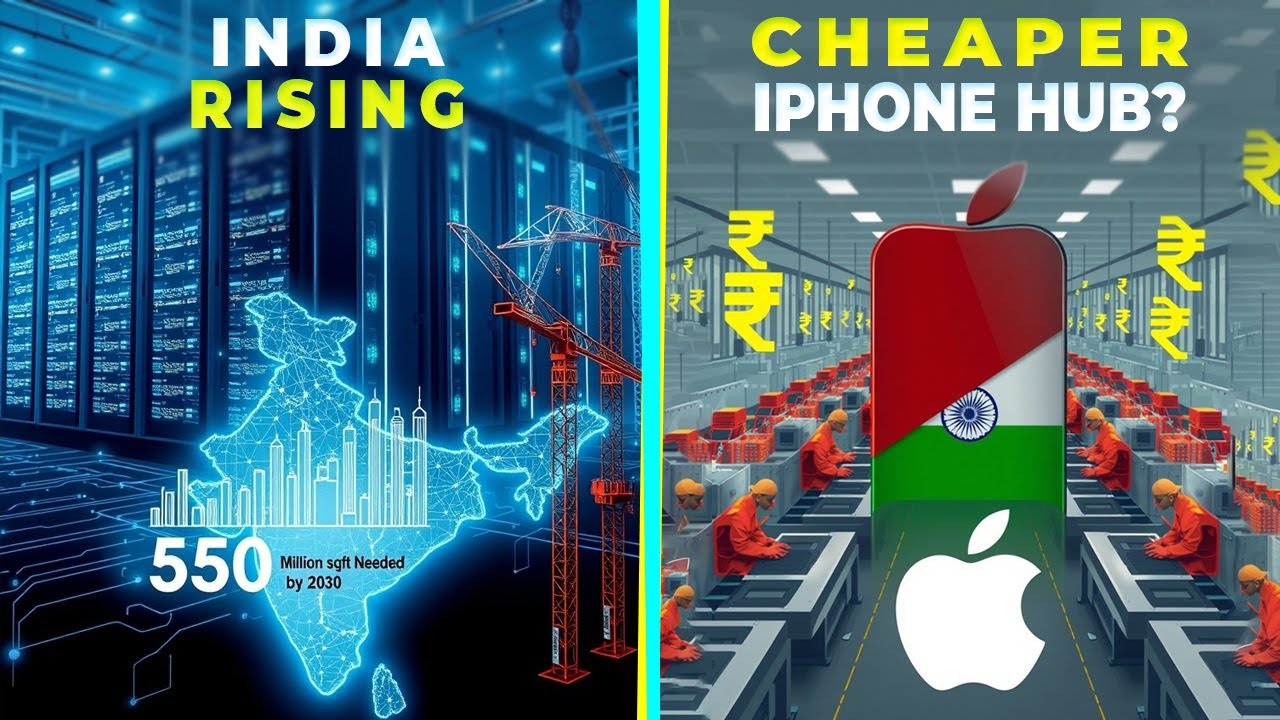 India Needs 50M Sq Ft Data Centers by 2030 🚀 & Apple’s Cheap iphone Secret Revealed! 🔥📱