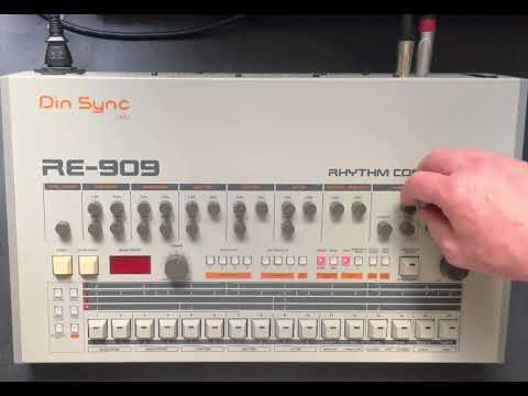 DinSync's RE-909, quick demo