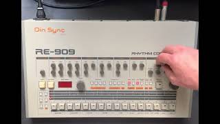 Video thumbnail for DinSync's RE-909, quick demo by Robotussin Vintage Synths