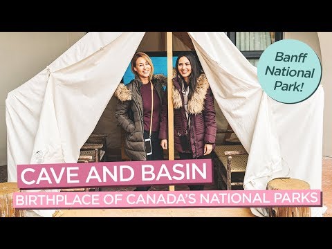 探索班夫的洞穴和盆地--加拿大國家公園的誕生地。 (Exploring Cave and Basin in Banff - The Birthplace of Canada's National Parks)