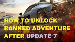 NEW Working Method Unlocking Ranked Adventure Forza Horizon 4