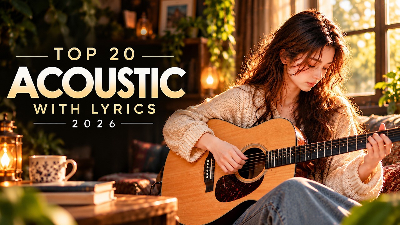 Top 20 Acoustic Songs with Lyrics 2026 🎧 Popular English Hits