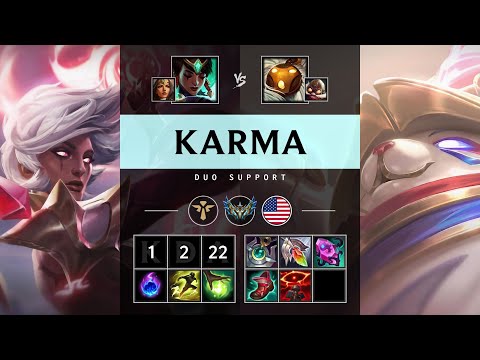 Karma Support vs Bard - NA Challenger Patch 25.16