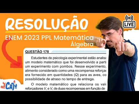 [ENEM 2023 PPL] 178 📘 ---Experimental psychology students are analyzing a mathematical model