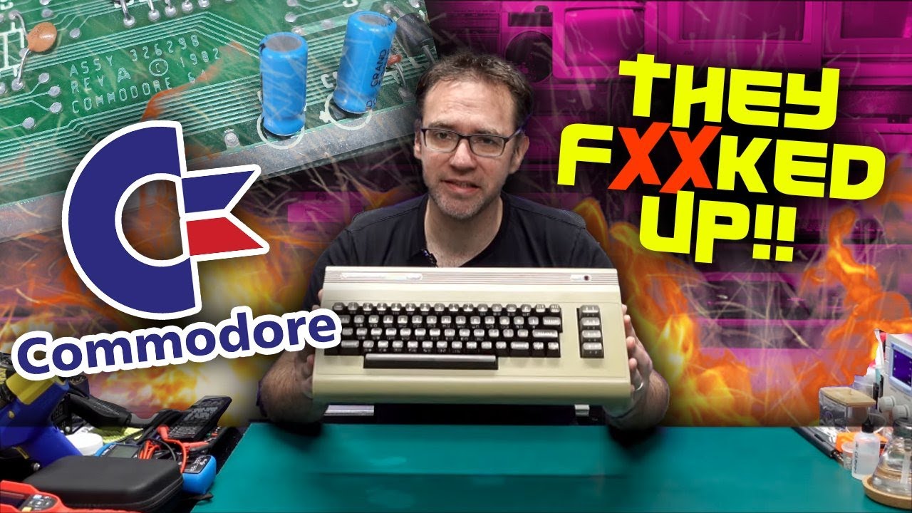 Commodore 64 Rev.A 326298 hardware mods - fixing Commodore's mistakes
