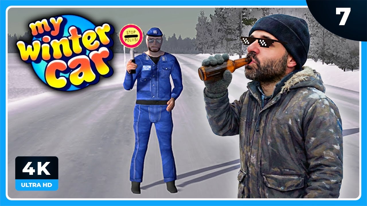 MWC #7 | CONTROL DE ALCOHOLEMIA | MY WINTER CAR Gameplay Español