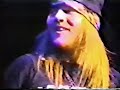 Guns N' Roses live in Melbourne, Australia 1988 ...