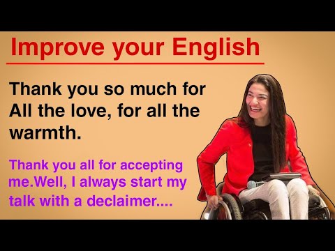 Learn English Through Speech | Muniba Majari | Part 01| Improve your Listening & Speaking Skills |
