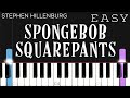 Spongebob Theme Song EASY Piano Tutorial