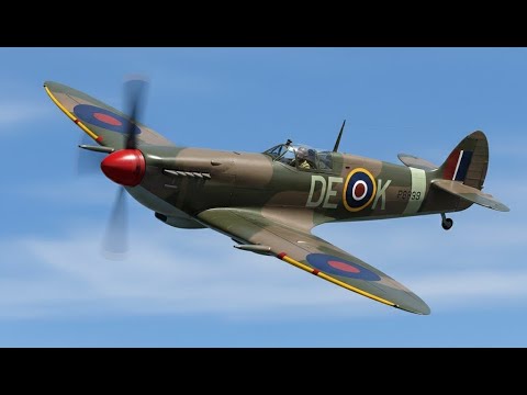 The Battle of Britain and the Role of the Spitfire (1940): Superb Restored and Colorized footage!