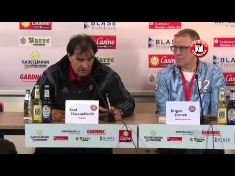 TuS N-Lübbecke vs.  Rhein-Neckar Löwen Pressekonferenz
