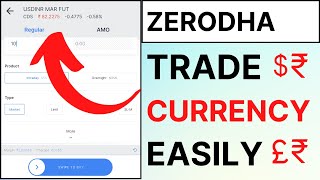 How to do Currency Trading in Zerodha Kite | Forex Trading Live in Zerodha