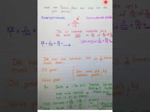 REKENINGKUNDE GRAAD 10: 15 Mei 2020 - periode 5 (15105)