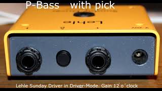 Video thumbnail for Lehle Sunday Driver for Bass comparison test by Sheik Yerbouti