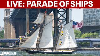 Live: Parade of ships in NYC’s Hudson River for July 4th, America 250