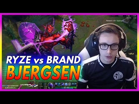 409. Bjergsen Ryze vs Brand Mid - March 4th, 2017 - Patch 7.4 Season 7