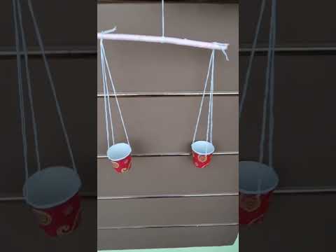 how to make beam balance please like and subscribe my video #Tanu art and craft⚖️⚖️😃😄😃