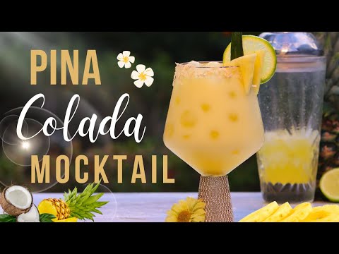 Pina Colada Mocktail | BEST Non-Alcoholic Pineapple Coconut Recipe