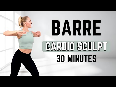🔥30 Min BARRE CARDIO HIIT🔥No Jumping🔥All Standing Sculpt & Fat Burn Workout | No Equipment🔥💪🩰