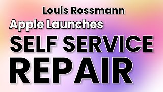 Apple's self service repair program got released, let's check it out